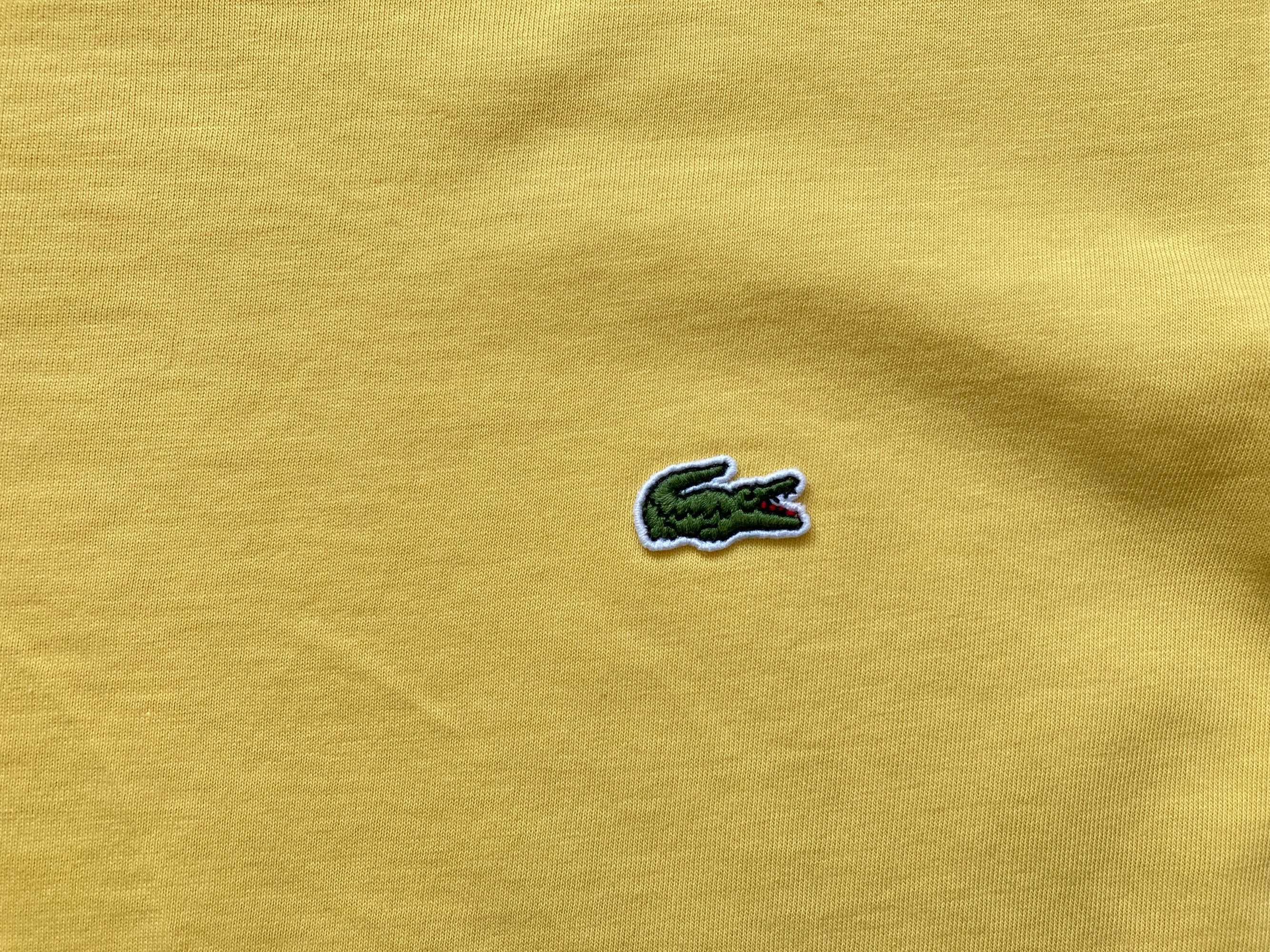 Lacoste Regular Fit мъжка памучна жълта тениска размер S