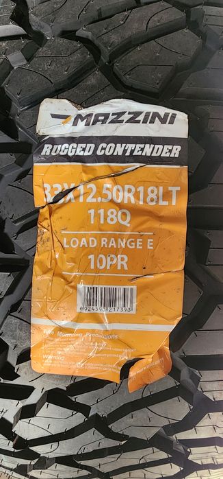 33×12.50 r18 LT Mazziniy