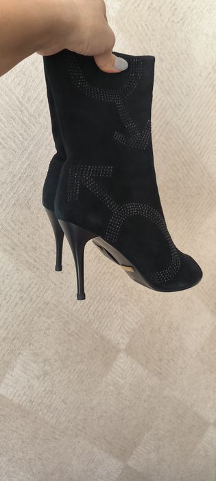 Полусапожки с открытым носиком