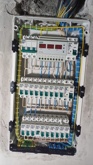 электрик: ремонт, проводка, розетки, щитки, подключение.