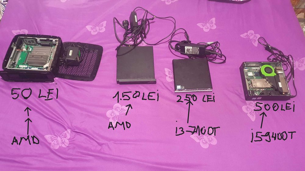 Lot Mini-Pc-uri I3 7100T, I5 9400T