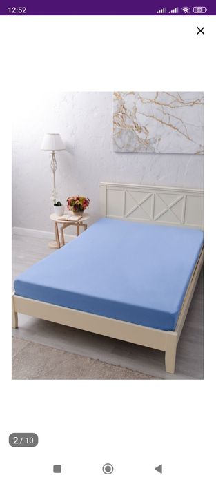 Простынь на резинке 160*200 НОВАЯ