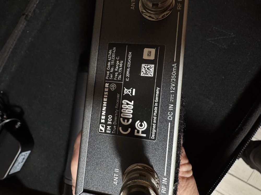 Sennheiser SKM 300-835 G3 capsula sE Electronics V7 MC1-BK