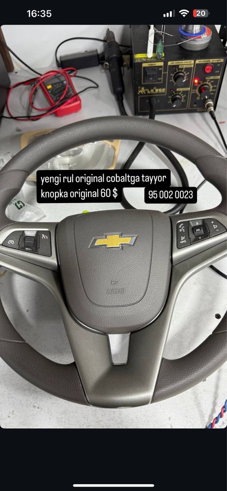 Cobalt rul original yangi
