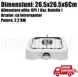 Plita Aragaz 1 Ochi Arzator Cort Bucatarie Camping LivratGRATUIT AG
