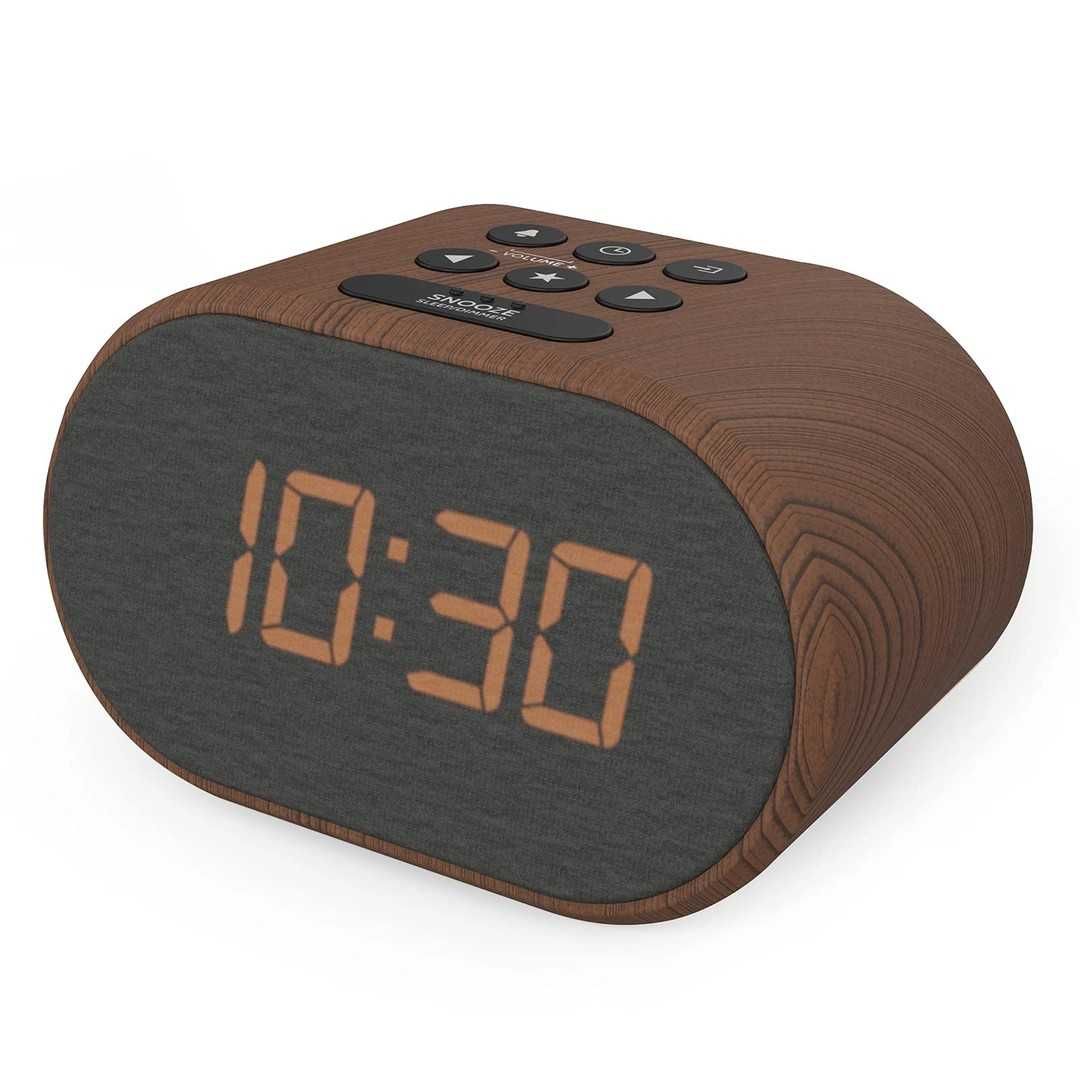 Ceas cu alarmă radio cu port de încărcare USB