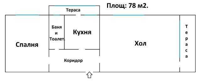 Продава се Двустаен апартамент в Търговище, Център - 78 кв.м за 975 €/кв.м - Снимка #6