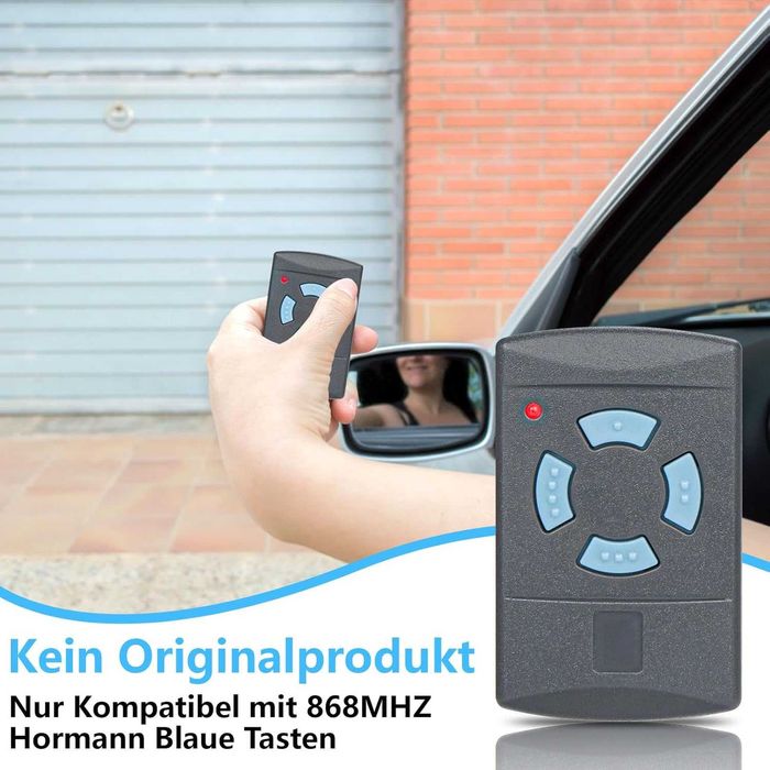Дистанционно 868.3 MHz за гаражни врати, съвместимо с Hörmann