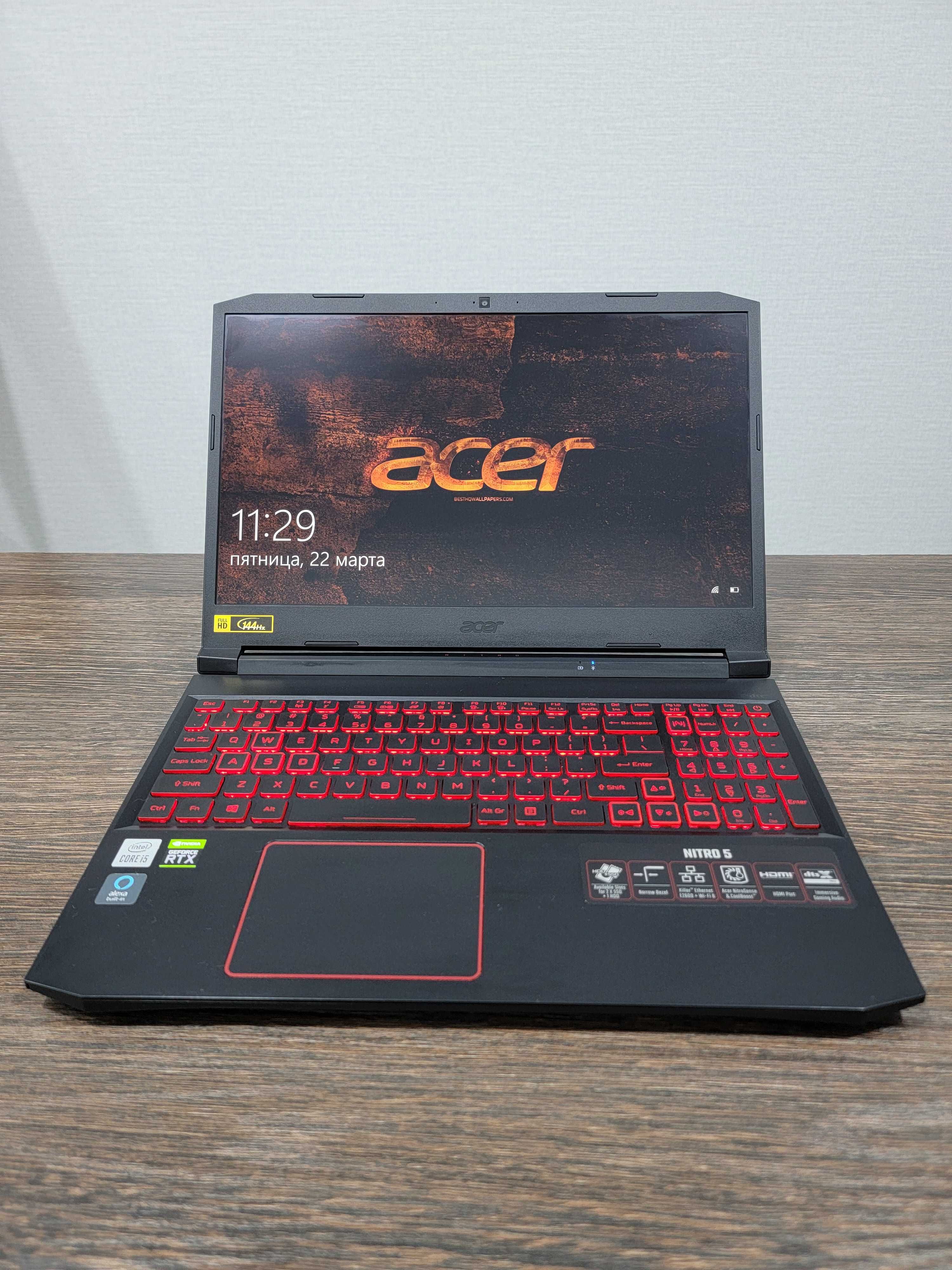 мощный i5 ноутбук Acer Nitro 5, для графических программ и игр