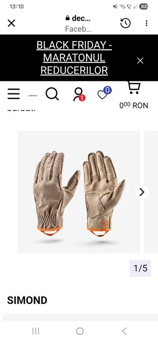 Mănuși filat din piele!