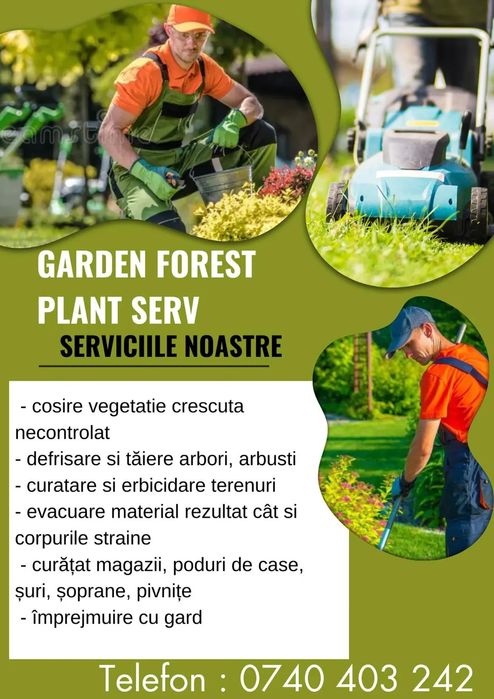 Servicii Gradinarit si Curatenie Outdoor (Exterior) Transport moloz