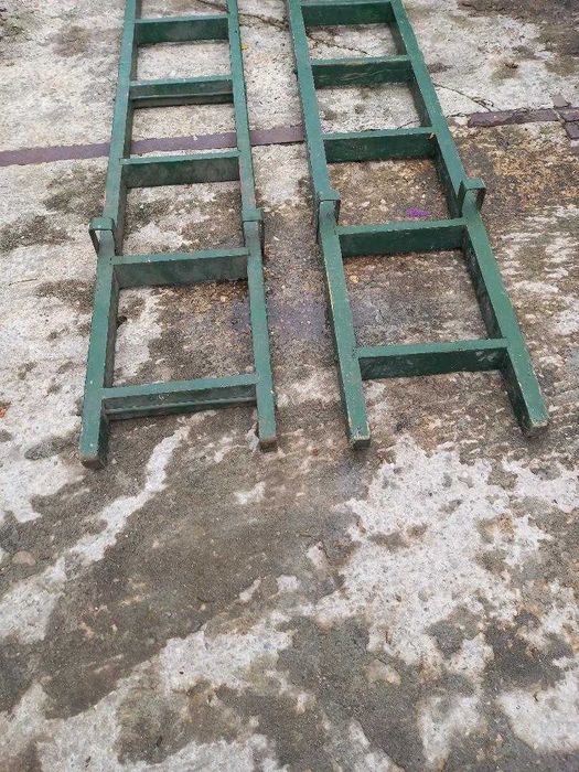 Scară lemn din 2 segmente