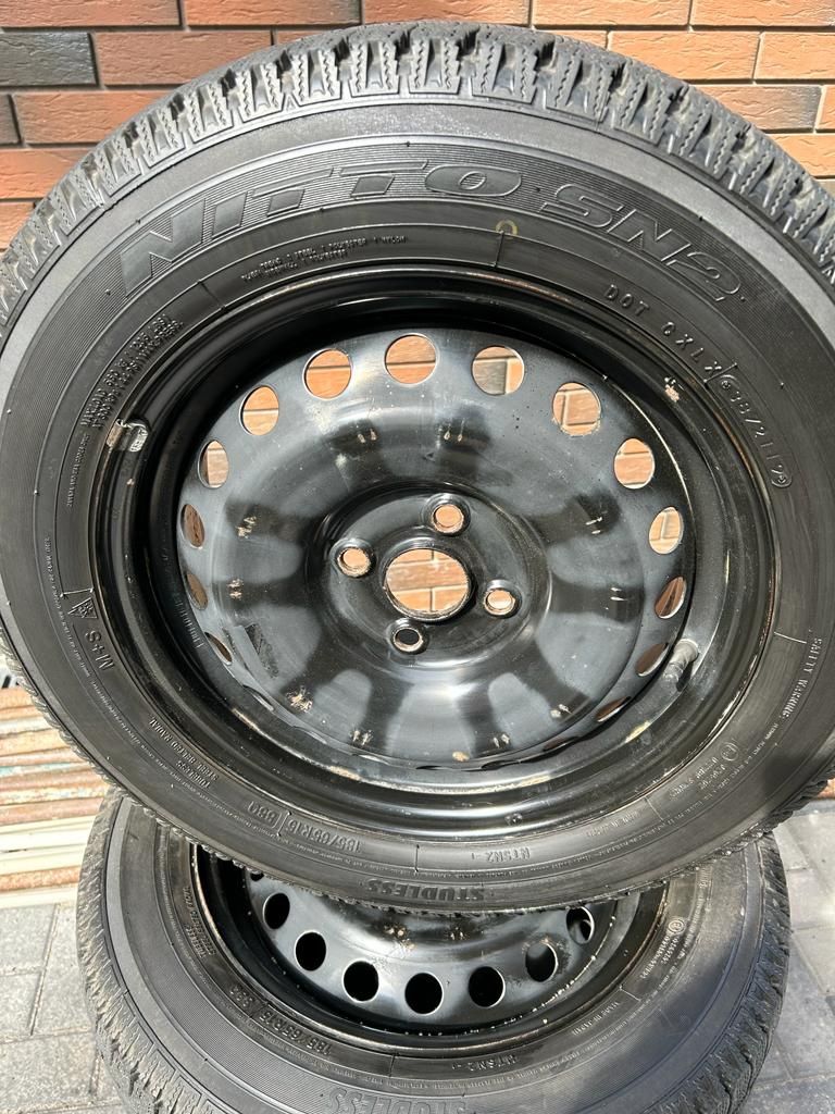 Шины Зима Nitto 185/65/15 + Диски 4*100