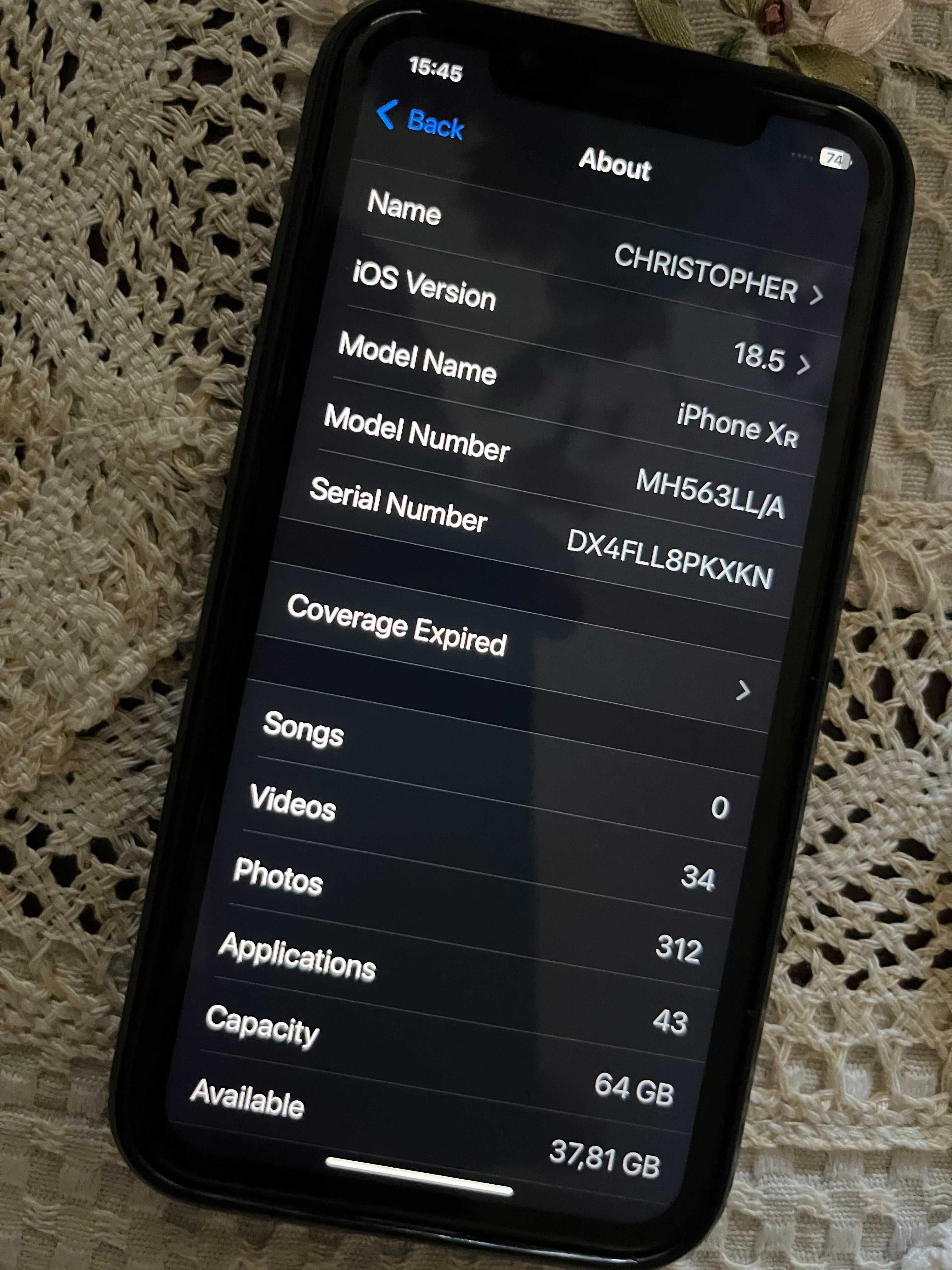 iPhon Xr 64GB, Перфектен, без забележки