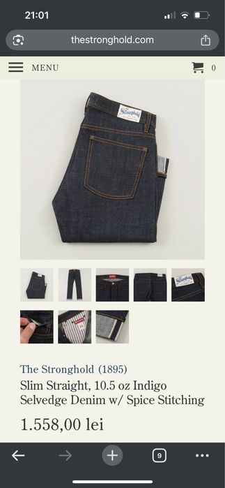 Vand blugi theStronghold (levis , zara , hm)