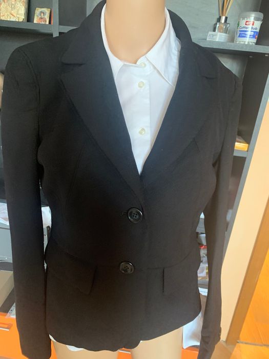 Черно сако Max Mara ( фина вълна),размер 42 IT
