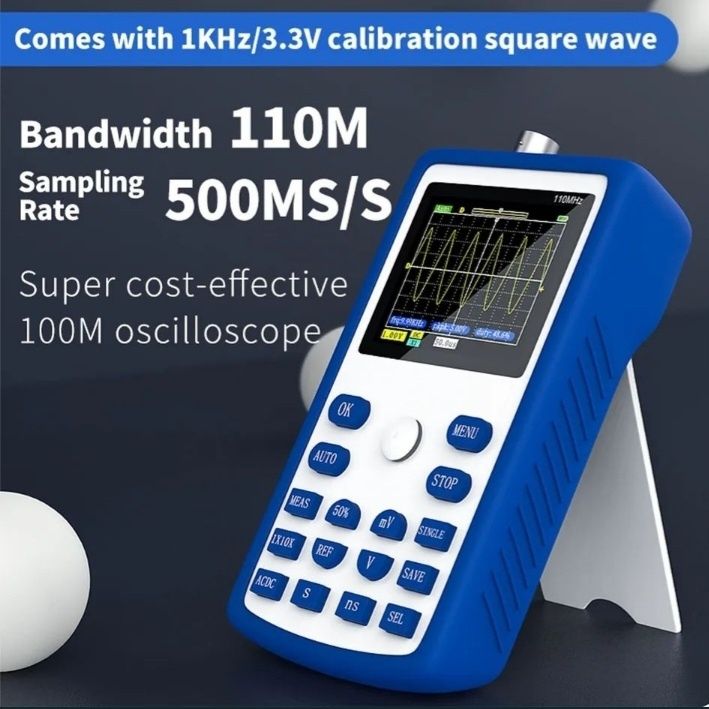 Osciloscop digital profesional FNIRSI 1C15, 110Mh, 500Ms/s. Nou