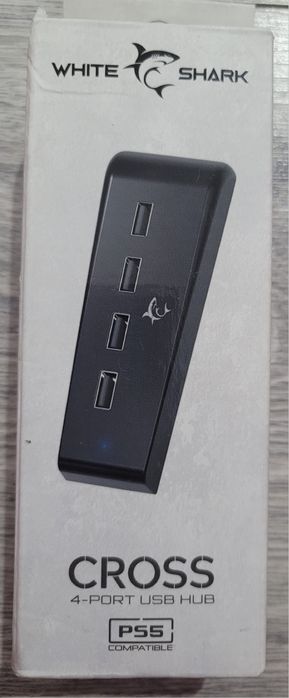 Hub usb Ps5/Laptop/Pc White Shark