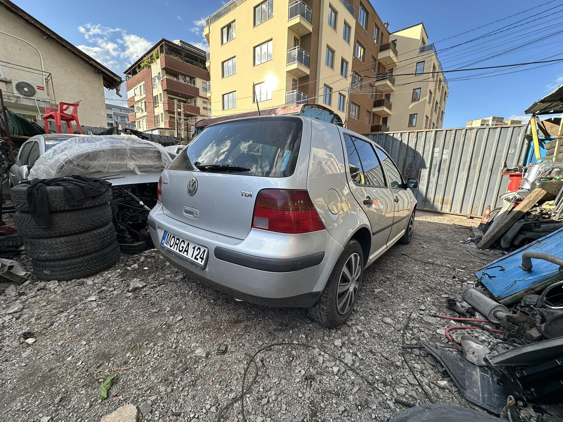 vw golf 4 на части