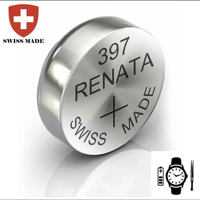 Швейцарская батарейка для часов Renata 397 SR726SW

Swiss Made сделана