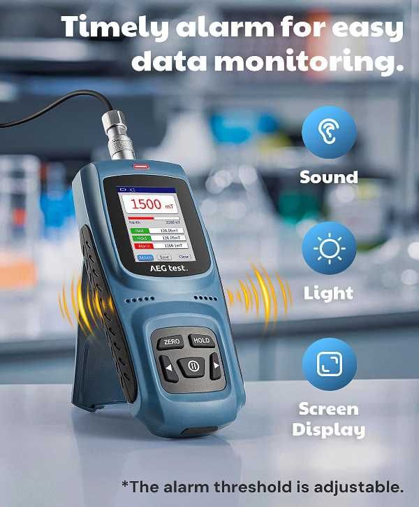 AEGTEST AEG-8103 акумулаторен тесла метър 0-2500mT