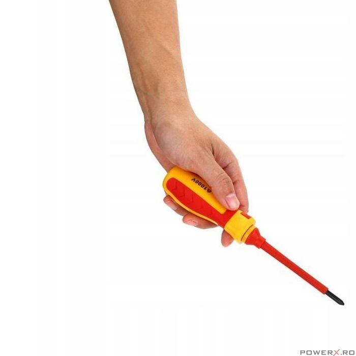 Trusa surubelnite izolate, 14 bucati, tensiune de funcționare 1000 V,