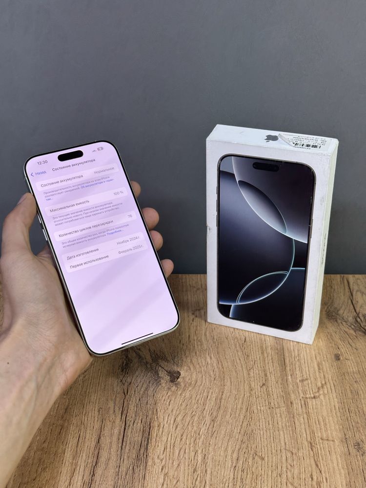 Iphone 16 Pro Max 256 GB 100% 76-цикл | Mobile Zone