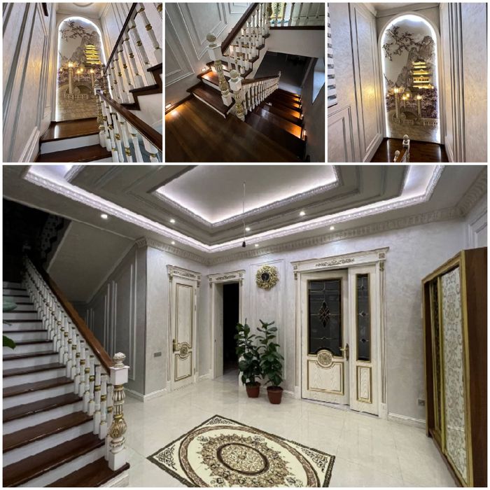 Сергели ЕВРОДОМ  5 соток  2 этажа 10  комнат