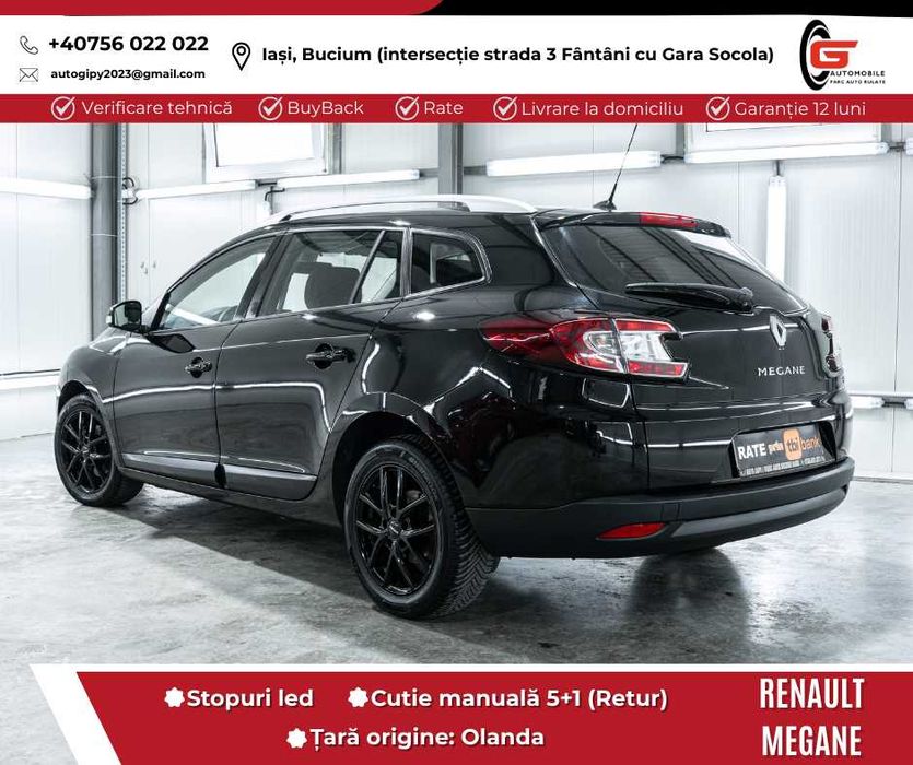RENAULT MEGANE3 Diesel 15 Navi CP110 AC Jante Senzori Garanție Livrare