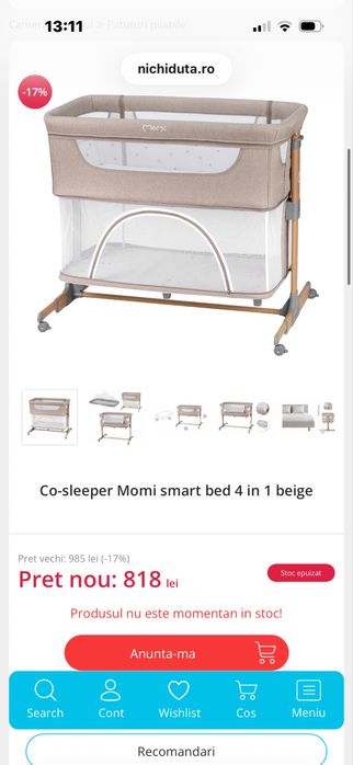 Patut Co-sleeper Momi