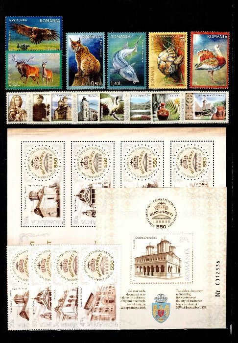 Timbre Romania 2009 - AN COMPLET!!! 65 timbre + 18 blocuri, MNH!
