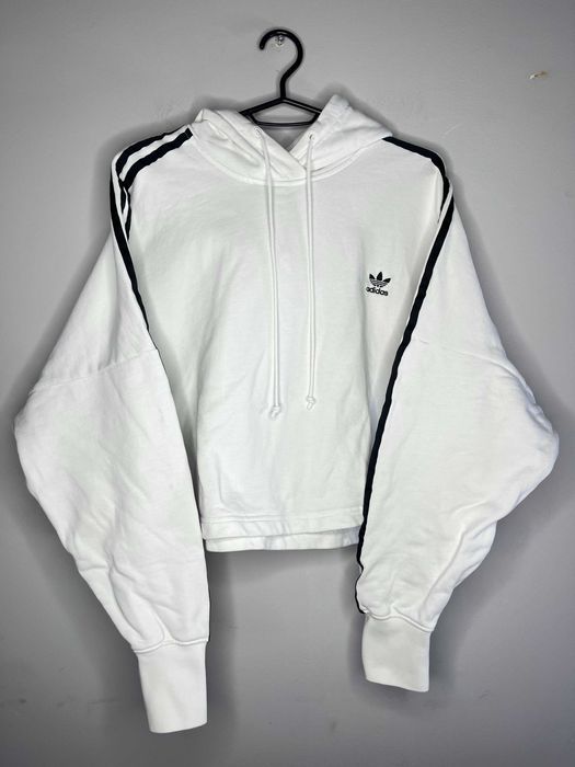 Adidas Originals Cropped 3-Stripe Hoodie Дамско Горнище