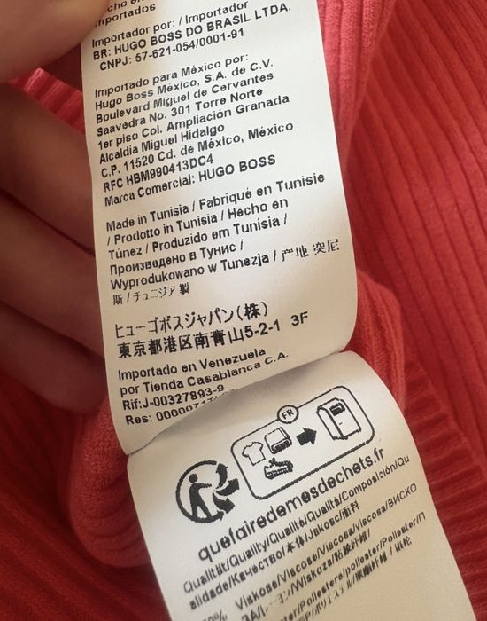 Дамска оригинална рокля Hugo Boss. Нова. С етикет.