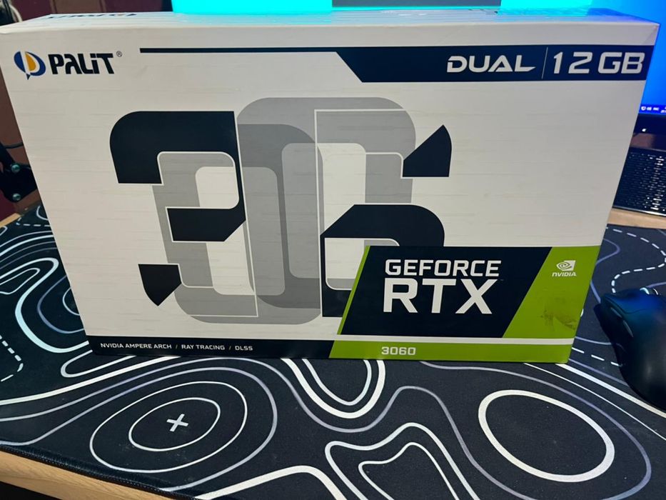 Видеокарта  RTX 3060 от Palit ,12-гигабайт. Покупайте , срочно!