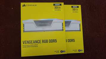 Kit ram Corsair ddr5 32 gb 6000 mhz sigilat , rgb , albi ,white