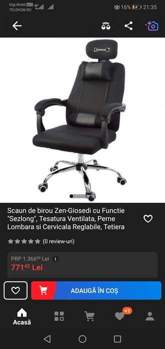 Scaun birou Zen-Giosedi