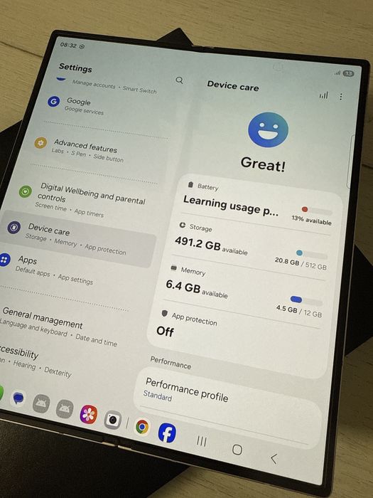 Samsung Z Fold 6 512Gb Roz Impecabil ca Nou