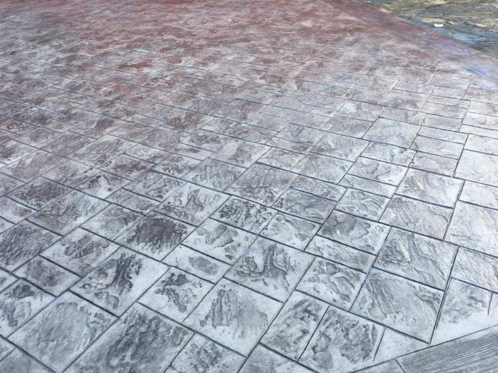 Beton.  Amprentat