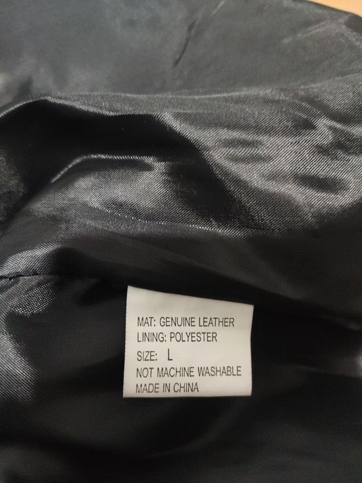 Geaca vintage din piele US Army Vietnam Veteran marimea L