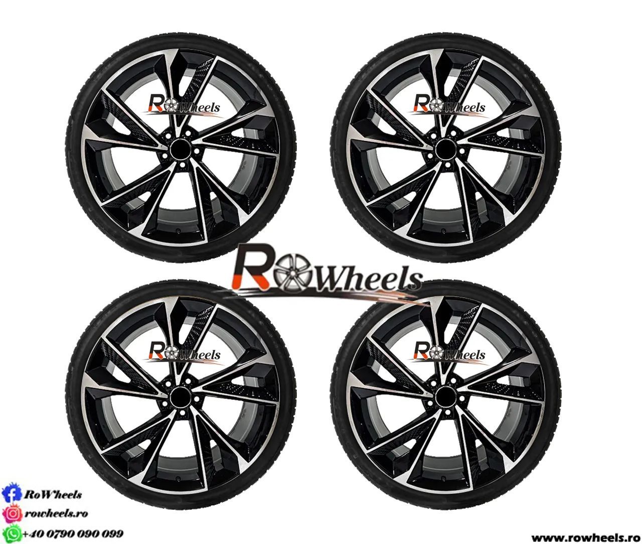Jante AUDI 21 R21 RS A5 A6 A7 A8 Q3 Q5 Q8 Black Anvelope Vara/iarna