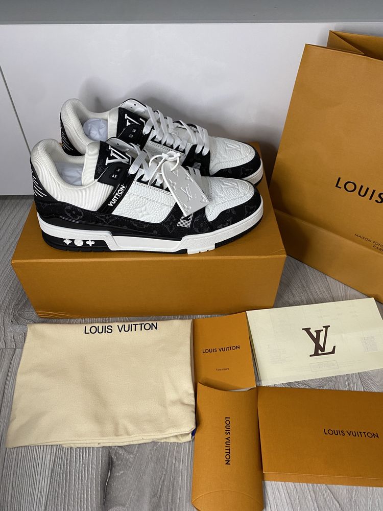 Adidasi Louis Vuitton Full BOX Premium piele naturala 100%