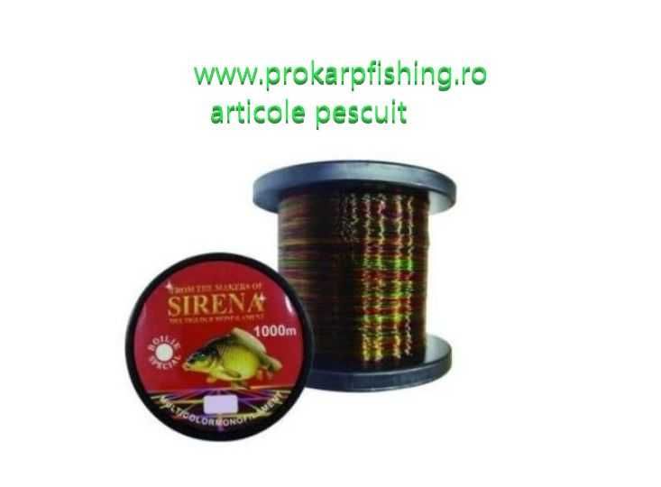 Fir monofilament sirena camuflaj diferite grosimi-rola  1000m