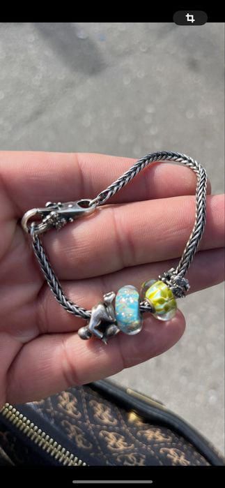 Bratara argint trollbeads