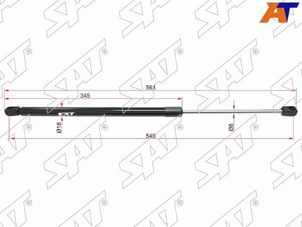 Амортизатор крышки багажника Ssangyong Actyon