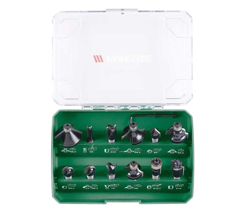Set de freze profesionale, PARKSIDE®, 12 piese calitate premium, nou