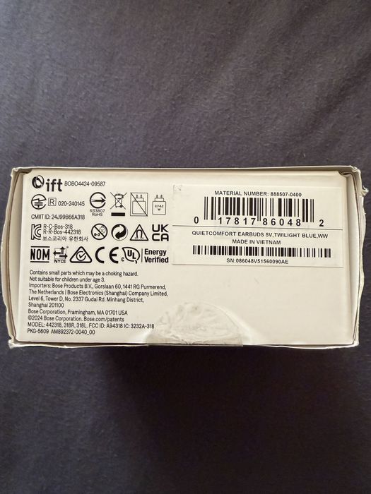 Bose QuietComfort Earbuds Twilight Blue