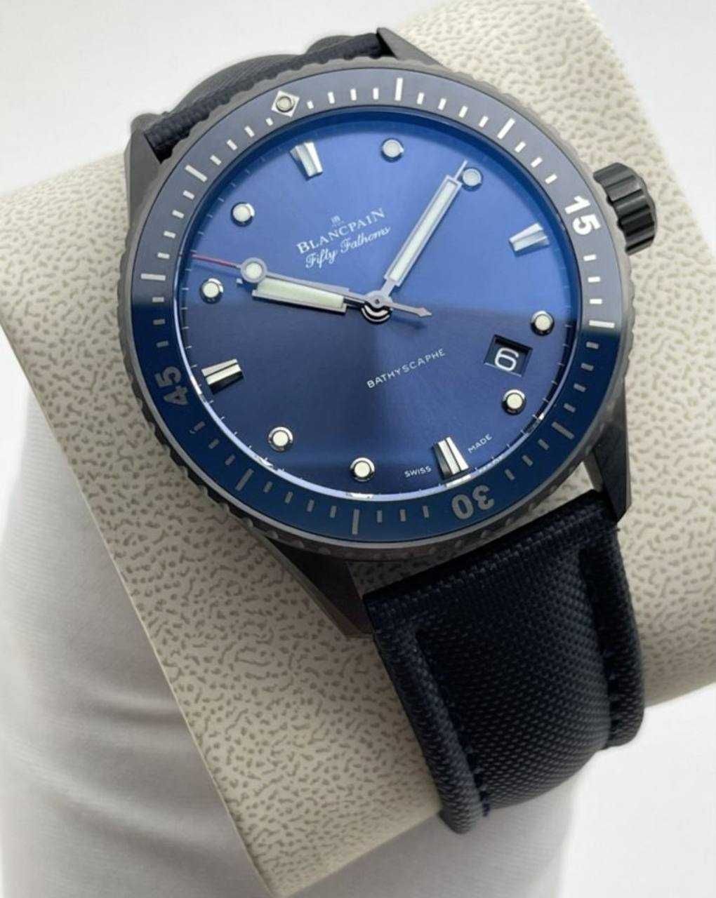 Blancpain Fifty Fathoms Bathyscaphe Debuts in Gray Plasma Ceramic Case