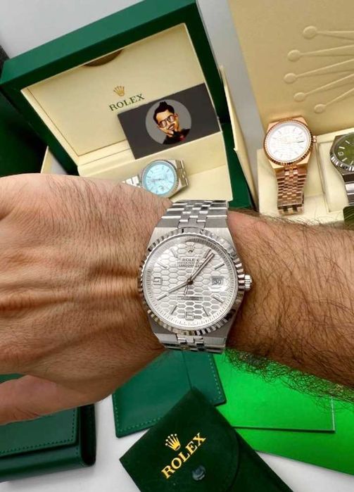 rolex land dweller сребро