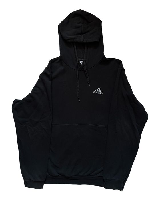 Hanorac Adidas negru XXL – Logo brodat, aproape nou, original