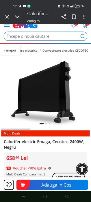 Calorifer electric